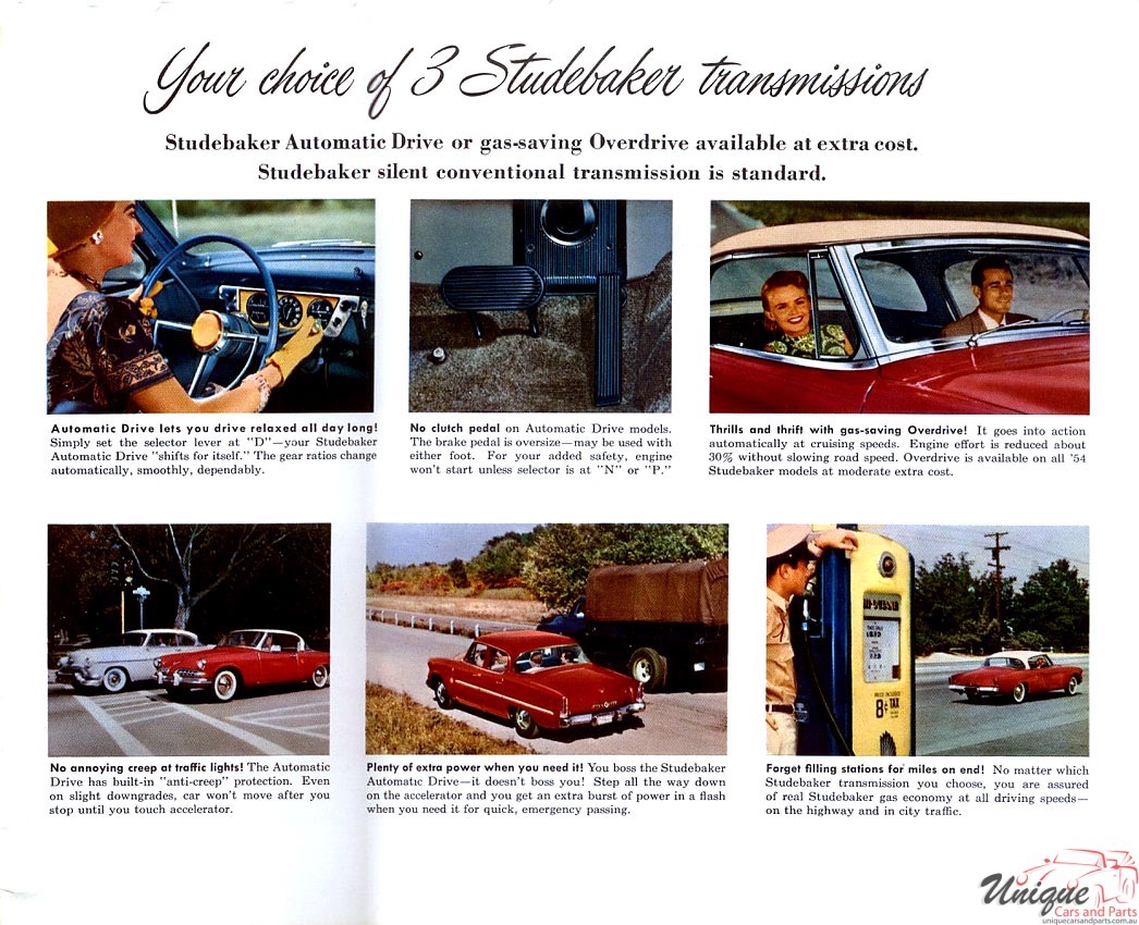 1954 Studebaker Commander V8 Brochure Page 10